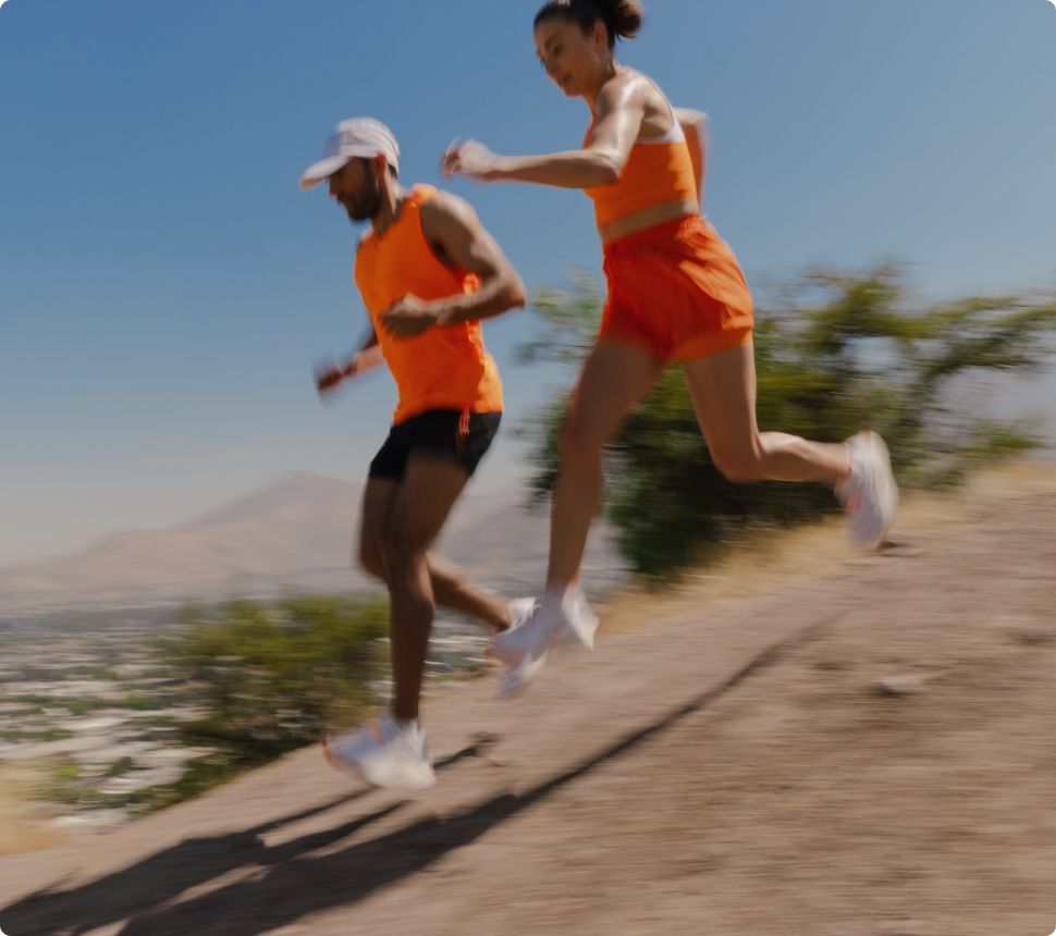 People running wearing Merrell ProMorph shoes